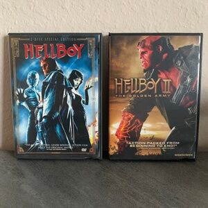 Hellboy 1 & 2 DVDs - Ron Perlman, Selma Blair - Very Good